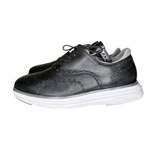 Men's Cole Haan ØriginalGrand Ultra Wingtip Oxfords Size 10 Black White